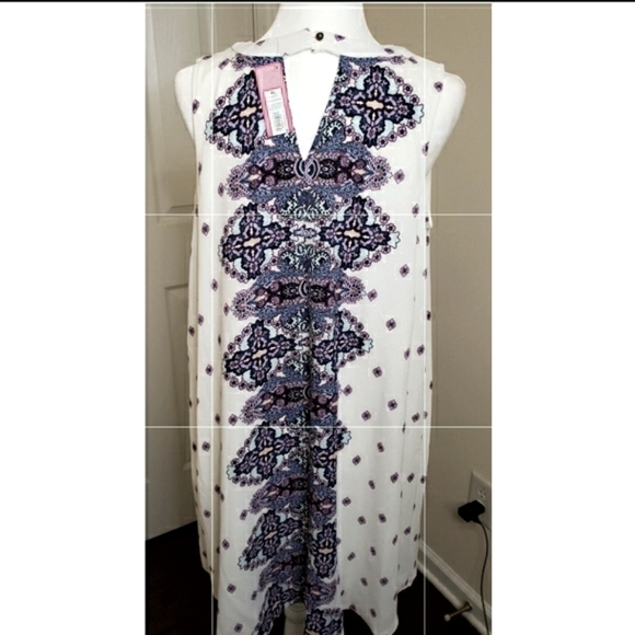 Xhilaration Sleeveless Short Mandala Dress - Picture 2 of 8